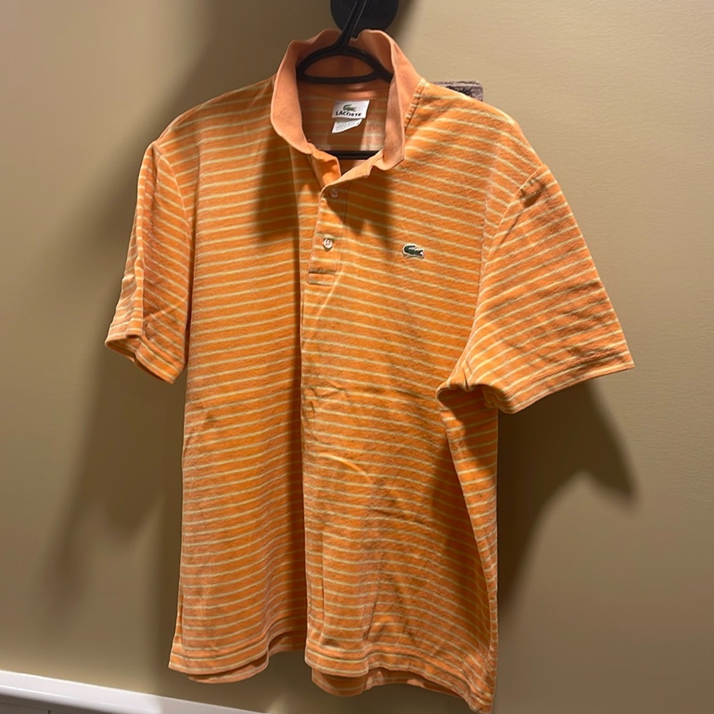Lacoste Men’s Polo. Size 6 (US XL). Designed and made in France.